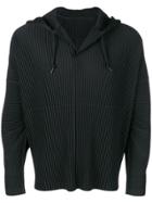 Homme Plissé Issey Miyake Hooded Sweatshirt - Black