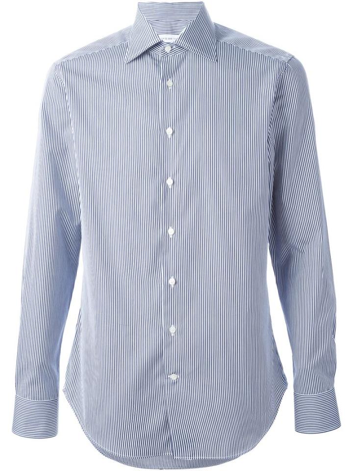 Etro Striped Spread Collar Shirt