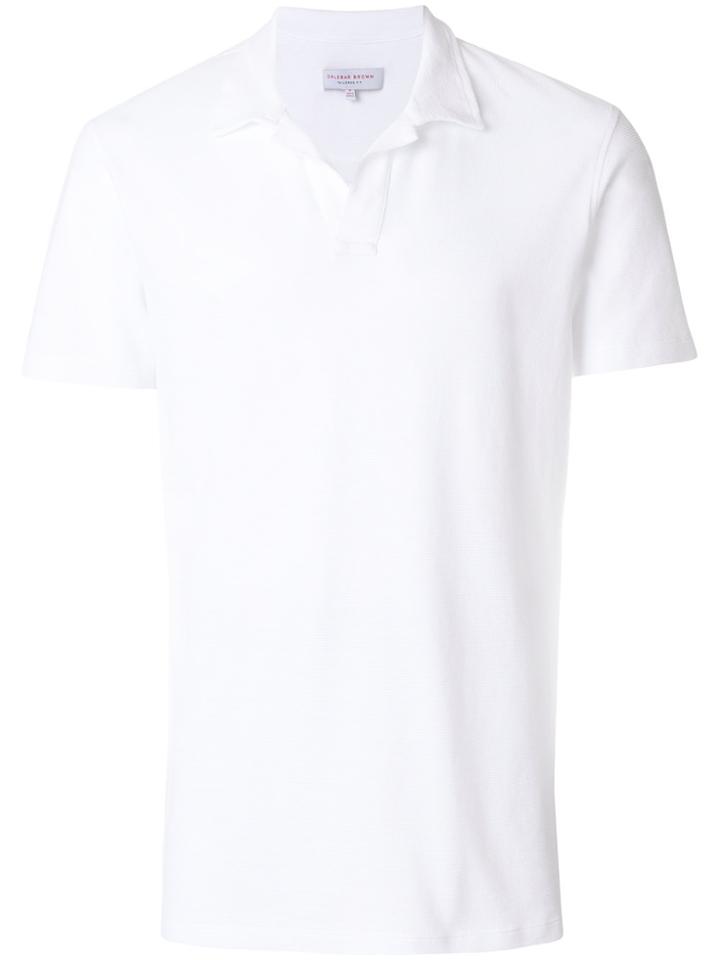 Orlebar Brown Short Sleeve Polo Shirt - White