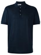Brioni Classic Polo Shirt, Men's, Size: L, Blue, Cotton