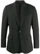 Kenzo Pinstripe Blazer Jacket - Black