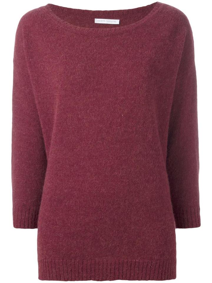 Société Anonyme Oversized Jumper, Women's, Size: 2, Pink/purple, Polyamide/wool/alpaca