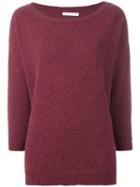 Société Anonyme Oversized Jumper, Women's, Size: 2, Pink/purple, Polyamide/wool/alpaca