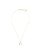 Nialaya Jewelry 'skyfall' Wishbone Necklace, Women's, Yellow/orange