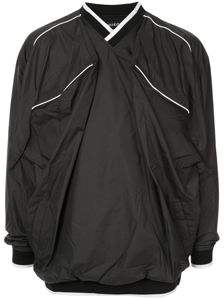 Y/project Oversized Piped Sweatshirt - Black