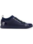 Vivienne Westwood Perforated Lace-up Sneakers - Blue