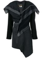 Comme Des Garçons Pre-owned 2000's Stripe Coat - Blue