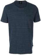Boss Hugo Boss - Striped T-shirt - Men - Cotton/polyester - Xxl, Blue, Cotton/polyester