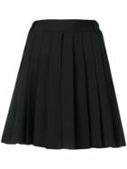 Red Valentino Cady Pleated Shorts - Black