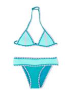 Mc2 Saint Barth Kids - Bikini - Kids - Neoprene/spandex/elastane - 8 Yrs, Blue