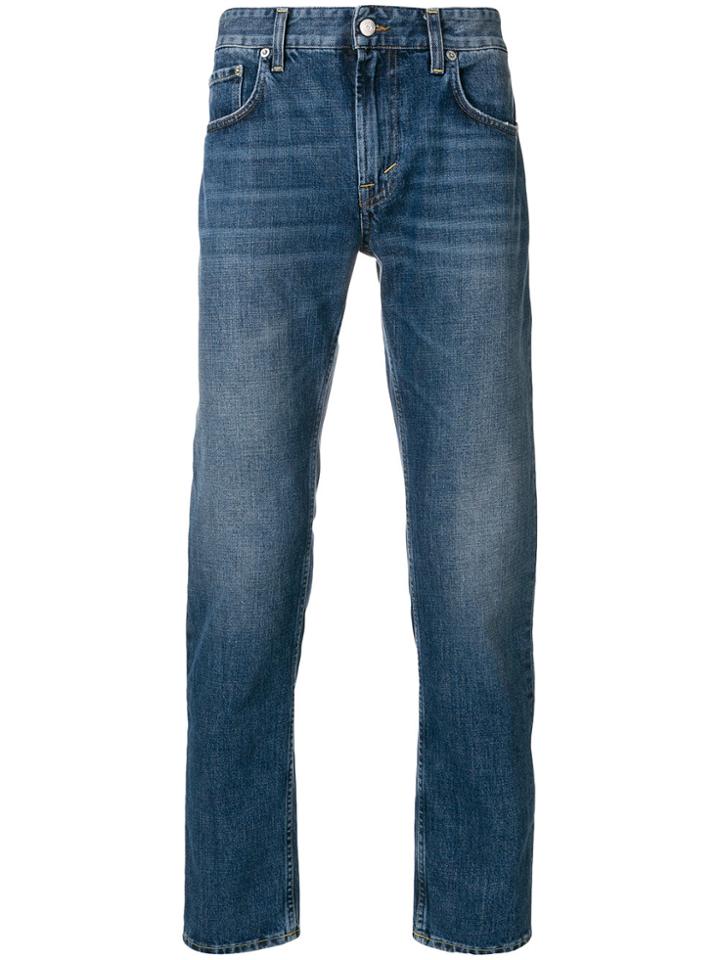 Department 5 Faded Straight Leg Jeans - Blue