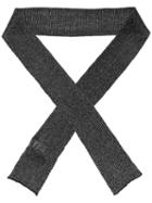 Missoni Metallic Knitted Scarf, Women's, Black, Polyester/cupro/viscose