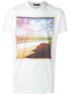Dsquared2 Highway Photo T-shirt, Men's, Size: Xl, White, Cotton