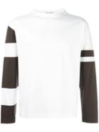 Marni Two Tone T-shirt, Men's, Size: 48, White, Cotton