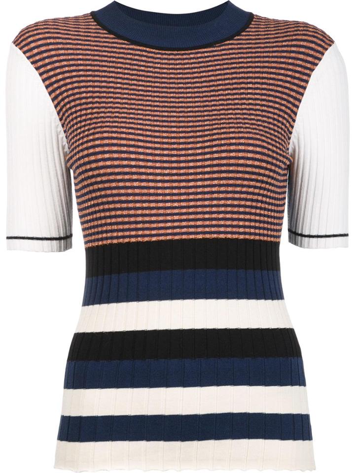 Opening Ceremony Colour Block Top - Multicolour