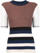 Opening Ceremony Colour Block Top - Multicolour