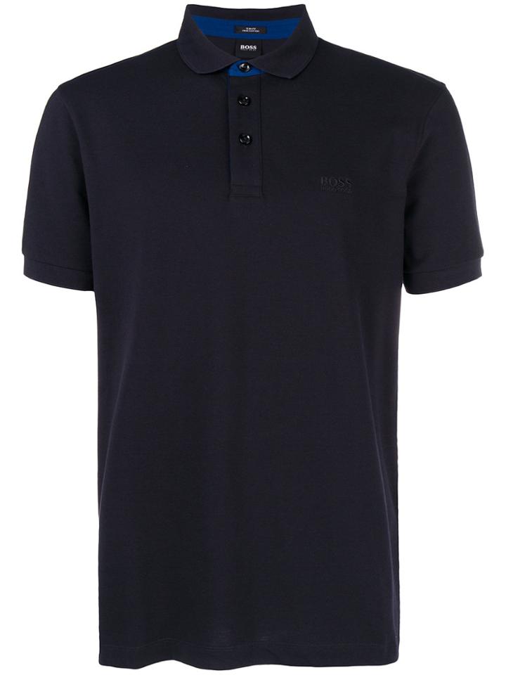 Boss Hugo Boss Logo Patch Polo Shirt - Black