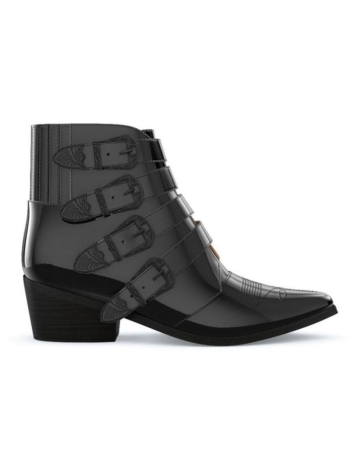 Toga Pulla Aj006 Multi-strap Boots - Black