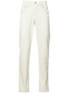 7 For All Mankind Slim-fit Jeans, Men's, Size: 31, White, Cotton/polyester/spandex/elastane