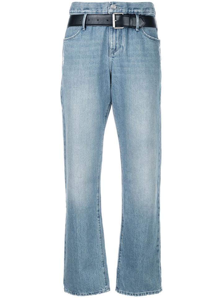 Rta Front Belt Jeans - Blue