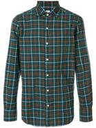 Finamore 1925 Napoli Tokyo Check Shirt - Green