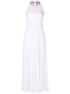Vivetta Embellished Pleated Dress - White