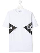 Neil Barrett Kids Teen Printed T-shirt - White
