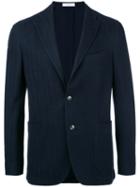 Boglioli Patch Pockets Blazer, Size: 52, Blue, Cotton/acetate/cupro