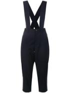 Comme Des Garçons Girl Cropped Dungarees - Blue