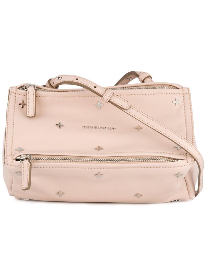 Givenchy - Mini Pandora Crossbody Bag - Women - Calf Leather/metal (other) - One Size, Pink/purple, Calf Leather/metal (other)