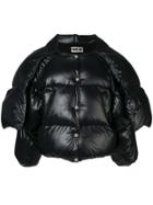 Hache Cropped Puffer Jacket - Black