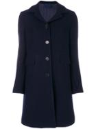 Aspesi Classic Buttoned Coat - Blue