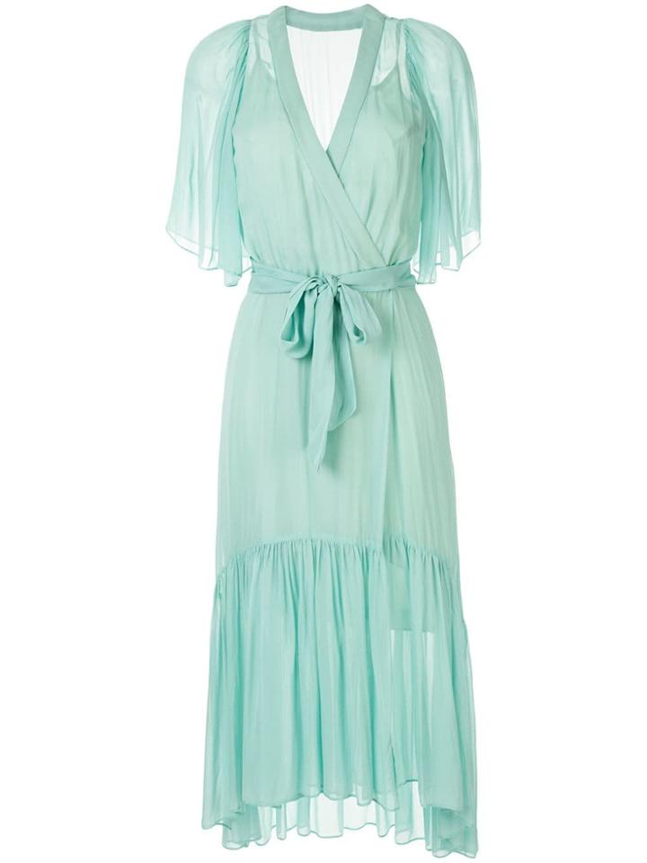 Ginger & Smart Activist Wrap Dress - Blue