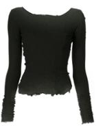 Marc Le Bihan Distressed Tank Top - Black