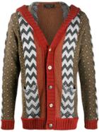 Gabriele Pasini Hooded Knit Cardigan - White