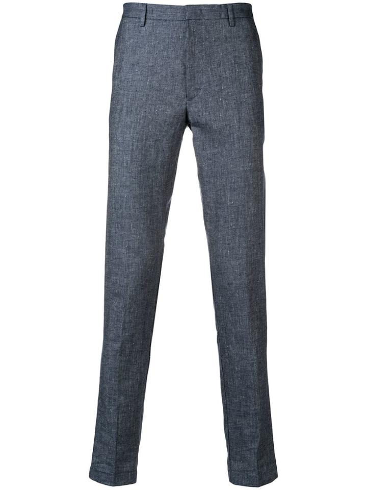 Boss Hugo Boss Tapered Slim-fit Trousers - Blue