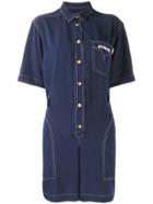 Moschino Pre-owned Tuta Oversized Playsuit - Blue