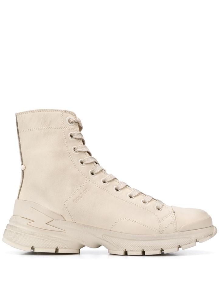 Neil Barrett Neil Barrett Bct320am9003 Bianco Furs & Skins->leather -