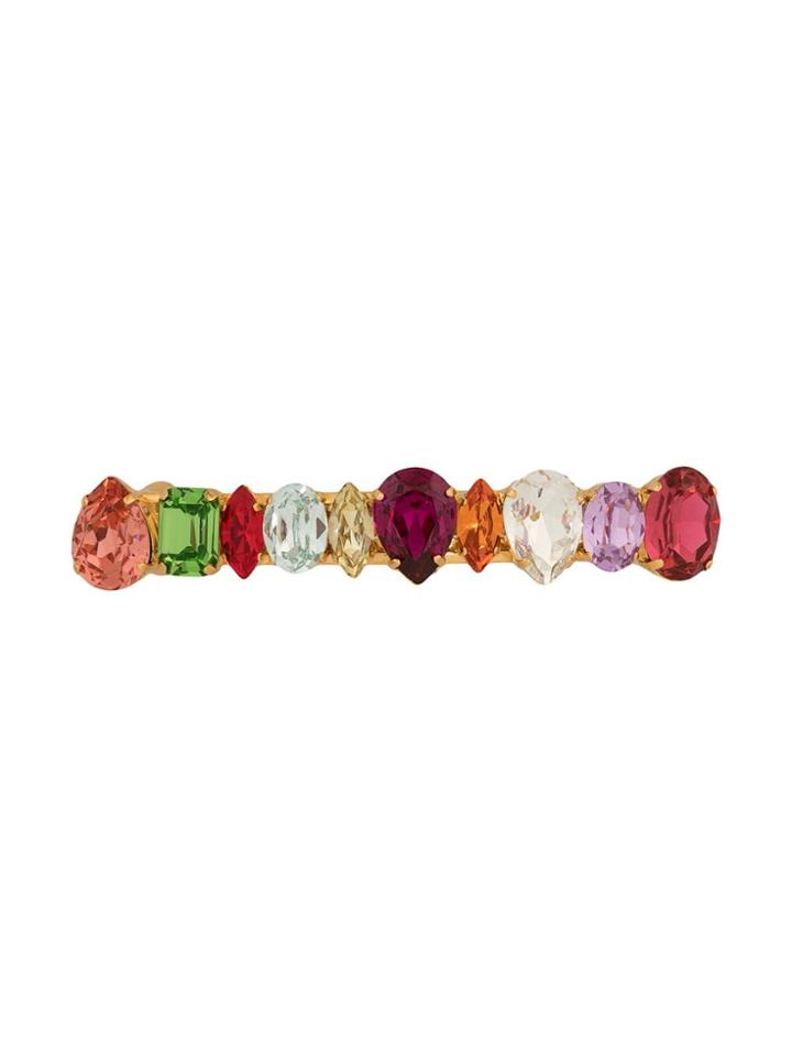 Shourouk Crystal-embellished Hair Clip - Multicolour
