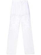 Givenchy Lace Flared Trousers - White