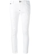 Philipp Plein 'democratic' Jeans - White
