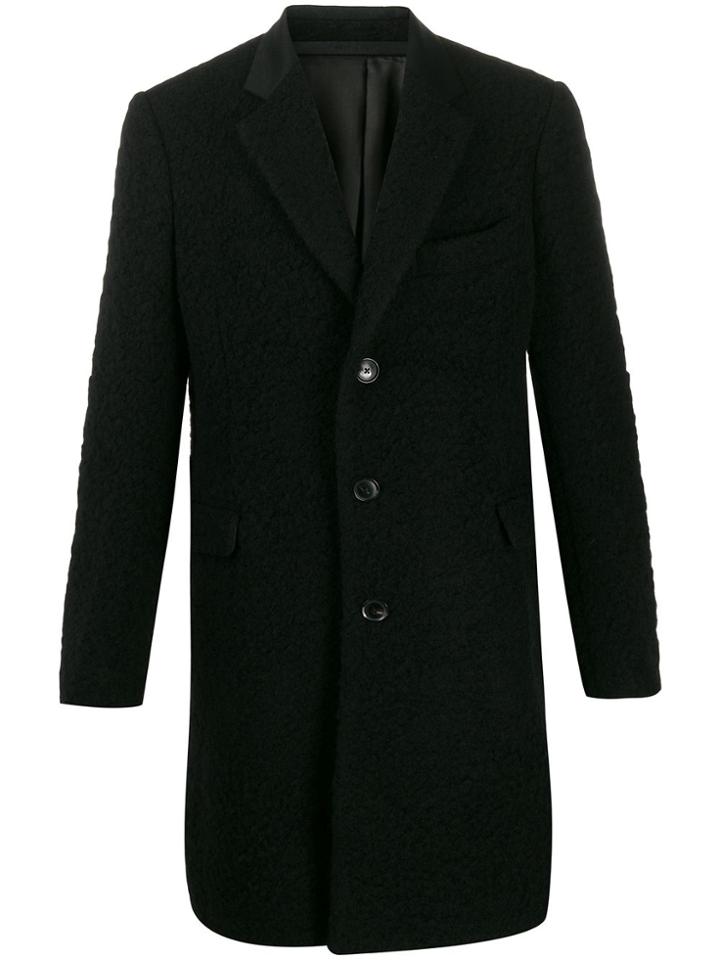 Paul Smith Single-breasted Coat - Black