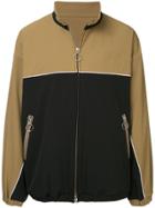 Monkey Time Two-tone Zipped Jacket - Black