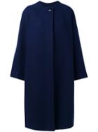 Roksanda - Namuth Coat - Women - Silk/mohair/wool - S, Blue, Silk/mohair/wool