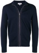 Canali Zipped Cardigan - Blue