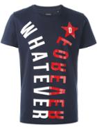 Diesel Whatever Print T-shirt, Men's, Size: L, Blue, Cotton