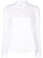 Ps By Paul Smith Curved Hem Shirt - White