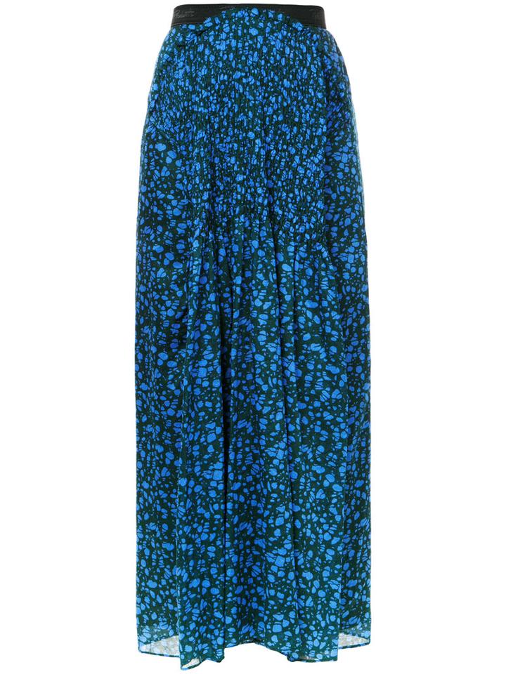 Theatre Products Long Smoked Skirt, Women's, Blue, Cotton