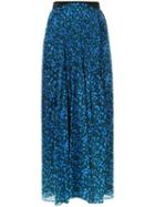 Theatre Products Long Smoked Skirt, Women's, Blue, Cotton