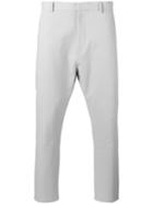 Jil Sander Dropped Crotch Trousers, Men's, Size: 52, Grey, Cotton